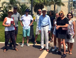 Me with a small group tour of Nice